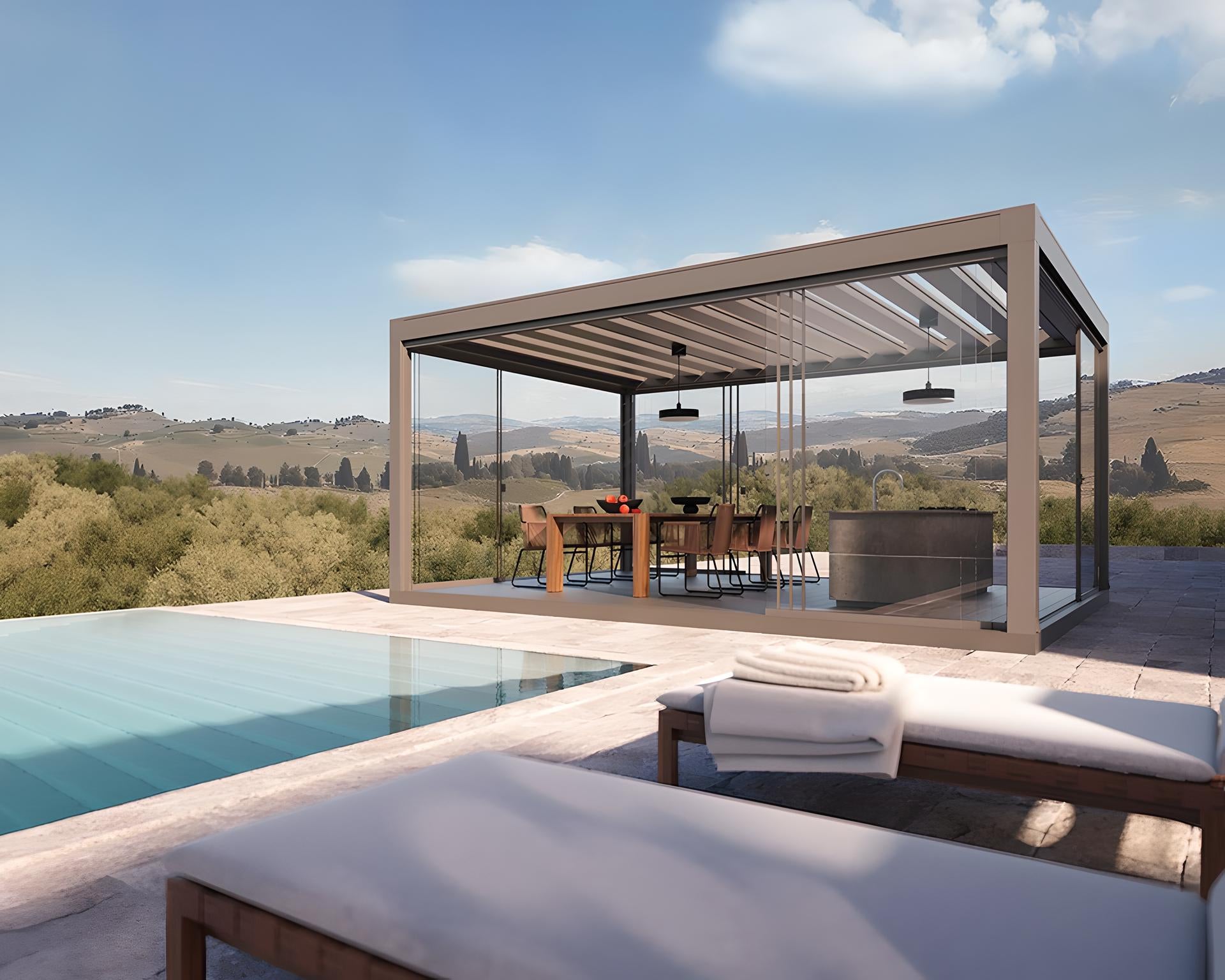 Carrera: La nuova pergola bioclimatica di Pratic con tecnologia avanzata