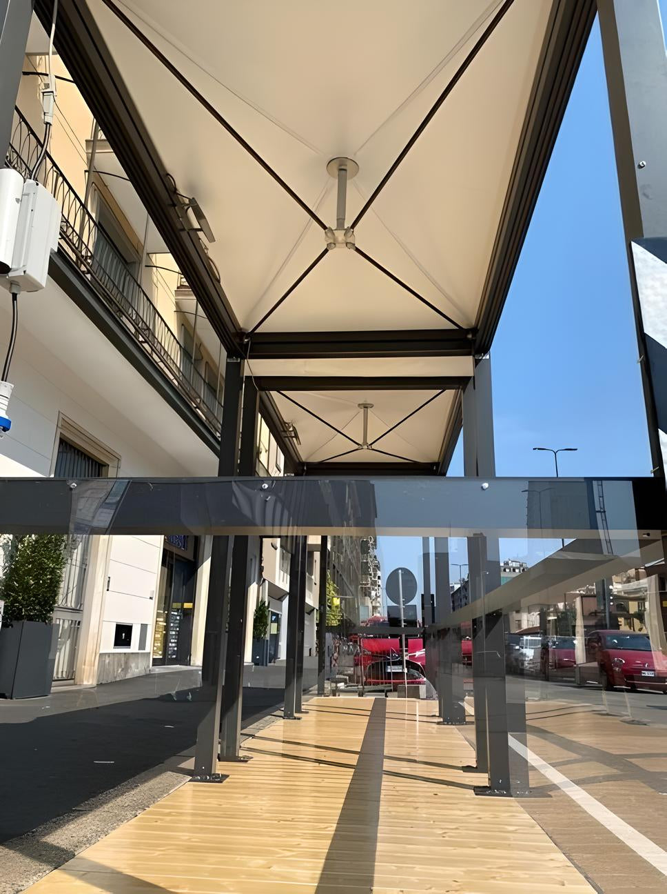 gazebo di design dehor bar milano