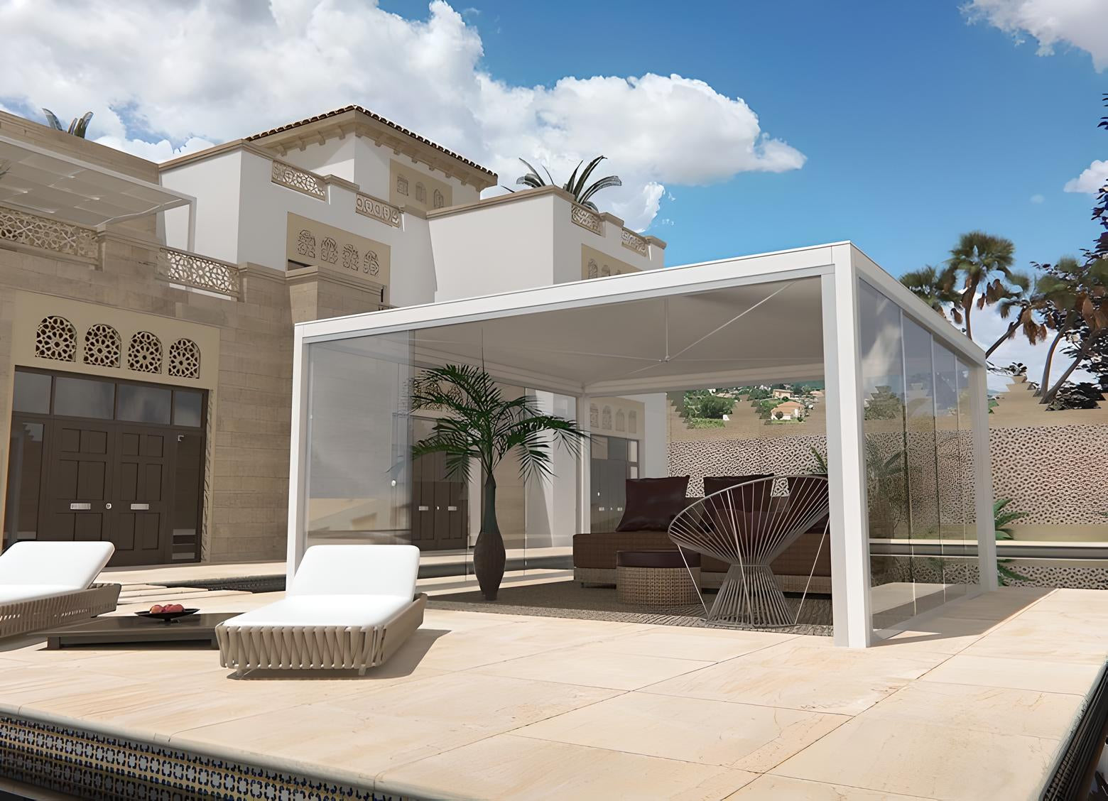 Qube - il gazebo moderno di Eosdesign