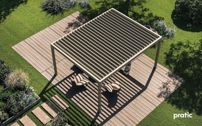 pergola bioclimatica alluminio resistente