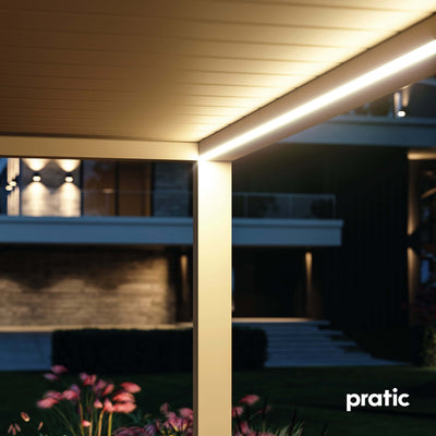 luci led per pergola bioclimatica
