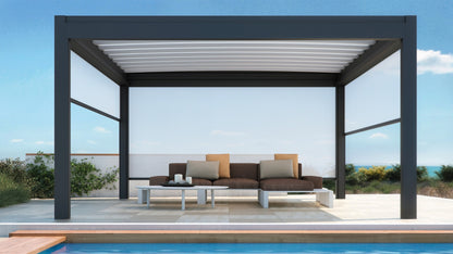 Nomo - pergola con telo scorrevole Pratic