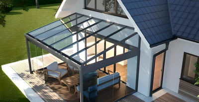 Paronamix - pergola con tetto panoramico in vetro