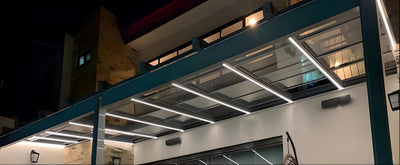 Paronamix - pergola con tetto panoramico in vetro