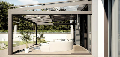 Paronamix - pergola con tetto panoramico in vetro