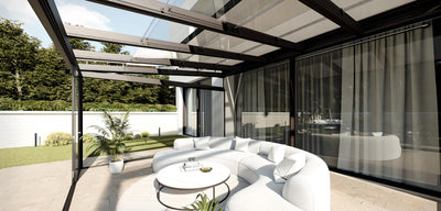Paronamix - pergola con tetto panoramico in vetro