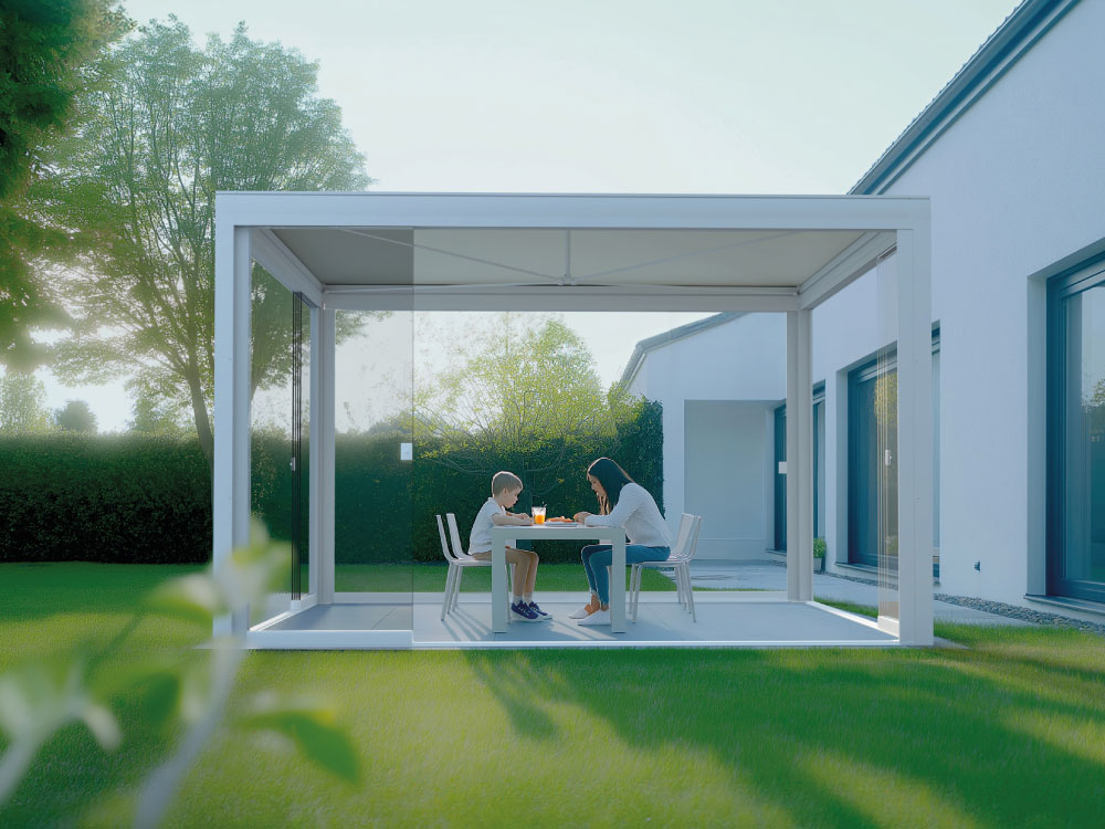 come vivere le giornate all'aria aperta con un gazebo di design