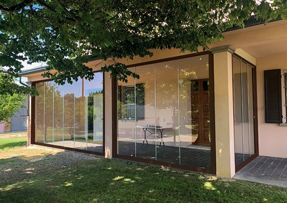 vetrate lumira per verande milano